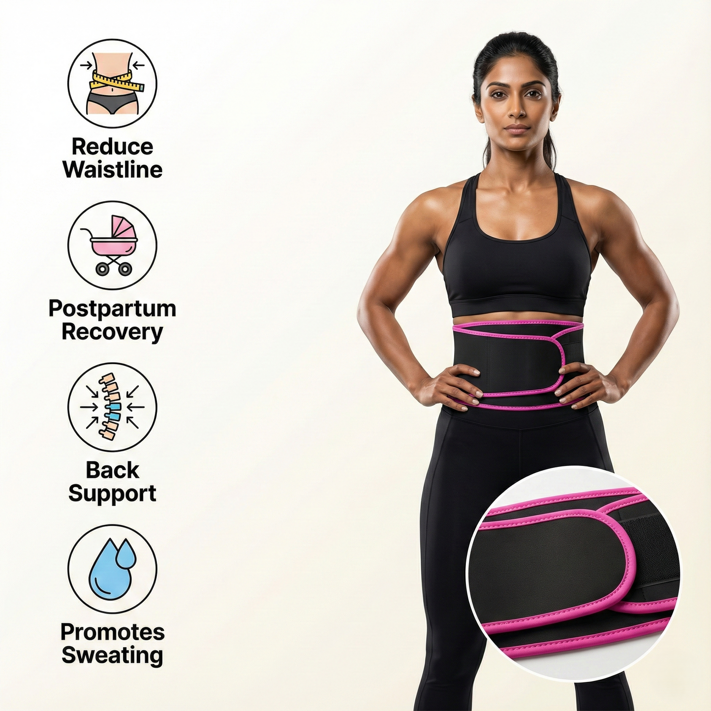 Adjustable Waist Trimmer Belt – 50% OFF | Limited Stock Fast Selling! 🔥