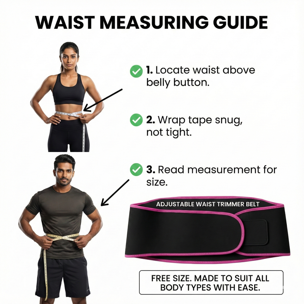 Adjustable Waist Trimmer Belt – 50% OFF | Limited Stock Fast Selling! 🔥